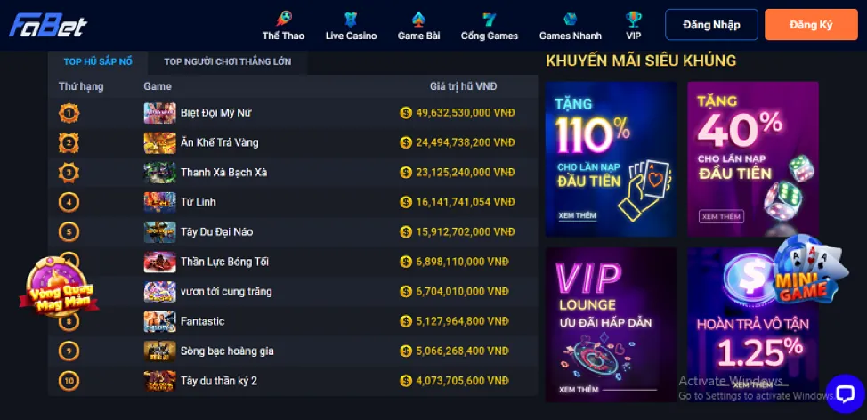 Phương thức gửi rút tiền 88live